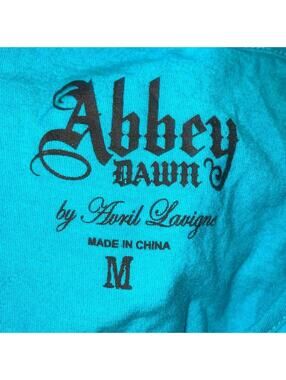 SOLD! NWOT Abbey Dawn blue graphic ‘F*ck Oui!’ tank top Size M